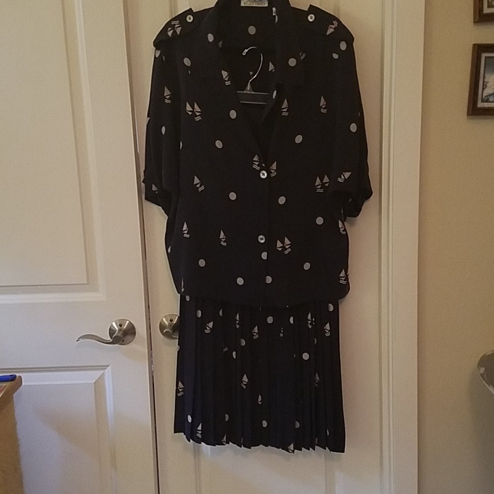 2 piece nautical suit